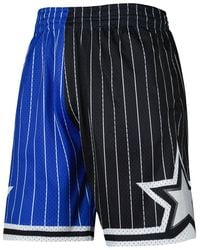 Mitchell & Ness - Split Swingman Shorts "Nba Orlando Magic 1994" Smsh4855 Oma94Pppblbk" - Lyst