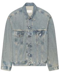 Maison Margiela - Tape Details Denim Jacket Mmg Motw 0002" - Lyst
