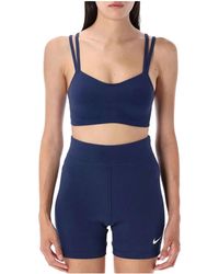Nike - Zenvy Strappy Light-Support Padded Sports Bra "Midnight" Do6608 410" - Lyst