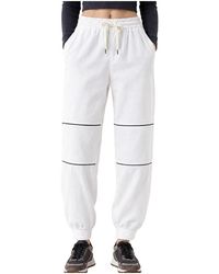 Brunello Cucinelli - Cotton Jogger Trousers "Off" Brun2558" - Lyst