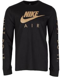 Nike - Air Reflective Long Sleeve T-Shirt 845425 005" - Lyst