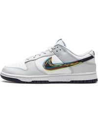 Nike - Dunk Low "3D Swoosh" Dv6482 100" - Lyst