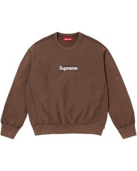 Supreme - Washed Box Logo Crewneck "Ss25 - Lyst