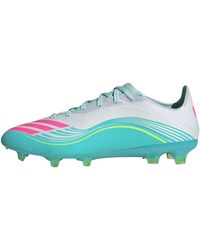 adidas - F50 Messi Pro Firm Ground Cleats "Cloud/Lucid/Flash Aqua" Jq0932" - Lyst