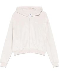 Nike - Sportswear Chill Knit Loose Velour Full-Zip Hoodie "Light Orewood Sail" Hj0954 104" - Lyst