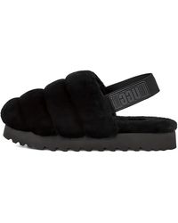 UGG - Super Fluff Slipper 1121751 Blk" - Lyst