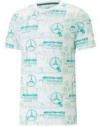 PUMA - Mapf1 Mercedes Aop Tee 538480 03" - Lyst