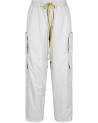 Rhude - Creme Rhose Polyester Relax Fit Cargo Pants "Cream" Rhpf22Pa043681960196" - Lyst