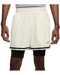 Nike - Kevin Durant 4" Dna 2-In-1 Basketball Shorts "Sail Cosmic Clay" Fn8096 133" - Lyst