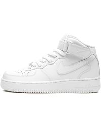 Nike - Air Force 1 '07 Mid Mns "Triple" Dd9625 100" - Lyst