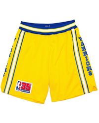 Mitchell & Ness - Authentic Shorts "Nba Warriors 80" Ashrsb19006 Gswyell80" - Lyst