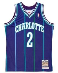 Mitchell & Ness - Authentic Alternate Jersey "nba Charlotte Hornets 94 Larry Johnson" - Lyst