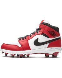 Nike - Jordan 1 Mid Td Cleat 'chicago' 2019 - Lyst