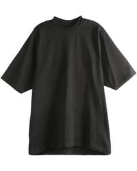 Rick Owens - Jumbo Short Sleeves T-Shirt Ru01F2249 Ba 09" - Lyst