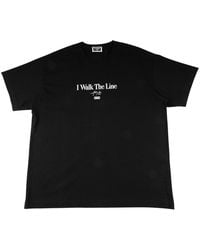 Kith - Johnny Cash Walk The Line Lyrics T-Shirt Khm033587 001" - Lyst