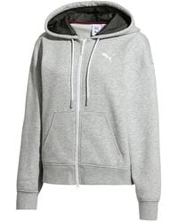 PUMA - Selena Gomez Full Zip Hoodie "Light Heather" 517805 01" - Lyst
