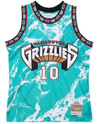 Mitchell & Ness - Team Marble Swingman Jersey "Nba Grizzlies 1998 Mike Bibby" Tfsm1278 Vgr98Mbiteal" - Lyst