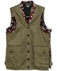 Comme des Garçons - Pocket Casual Vest "Burgundy Khaki" Pp V004 051" - Lyst