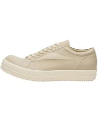 Rick Owens - Leather Vintage Low "Sand Milk" Ru01F2897 Lcolvs 13811" - Lyst