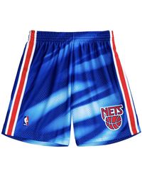 Mitchell & Ness - Swingman Shorts "Nba New Jersey Nets 90" Smshsb19044 Njnptry90" - Lyst
