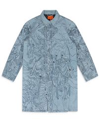 Who Decides War - Four Horsemen Trench Coat Denm Four Hrsmn Trnch Coat" - Lyst
