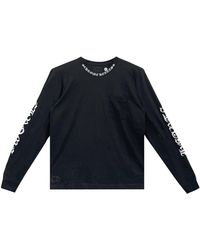 Chrome Hearts - Script Collar Logo Long Sleeve Chrm0819" - Lyst