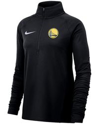 Nike - Nba Golden State Warriors Half-Zip Jacket 941590 010" - Lyst
