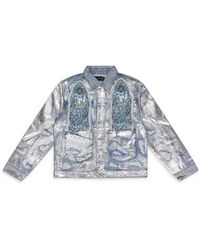 Who Decides War - Heavy Metal Denim Trucker Jacket 11300970033Aw23" - Lyst