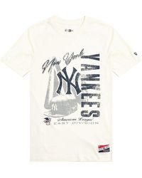 KTZ - 1917 New York Yankees Throwback T-Shirt "Cream" Ne536" - Lyst