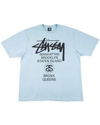 Stussy - New York Chapter World Tour Crew "Sky" Stus570" - Lyst