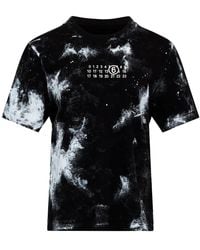 MM6 by Maison Margiela - Tie-Dye Print Short-Sleeve T-Shirt S62Gd0217 M20048 900" - Lyst