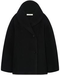 The Row - Temur Coat "Blk" 10602-W4238 Blk" - Lyst