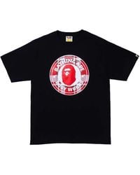 A Bathing Ape - Check Gift Busy Works T-Shirt 1I20 110 003" - Lyst