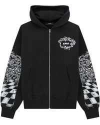 Amiri - Chateau Sketch Zip-Up Hoodie Amtojr1099 001" - Lyst