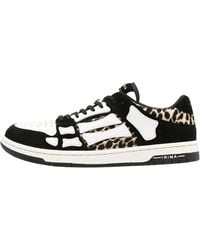 Amiri - Leopard Skeletoneton Low Top Amfosr1057 001" - Lyst