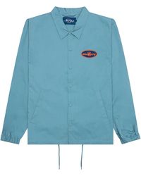 AWAKE NY - King Logo Twill Coaches Jacket "Slate" Awk Sp23 Ot007 Slb" - Lyst