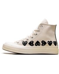 Converse - Chuck Taylor All Star 70 Hi "Comme Des Garcons Play Multi-Heart Milk" Az K127 001" - Lyst
