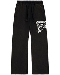 Honor The Gift - Not Allowed Sweatpants Htg260116 Blk" - Lyst
