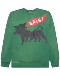 SAINT Mxxxxxx - Cerberus Crewneck Sweatshirt Camo" Sm A23 0000 021" - Lyst