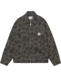 Carhartt - Duck Detroit Jacket Duck Porphyry" I034281 3El Gd" - Lyst