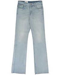Rhude - Low-Waist Flare Denim Bootcut Jeans Rhss24Pa20012305 Lig" - Lyst