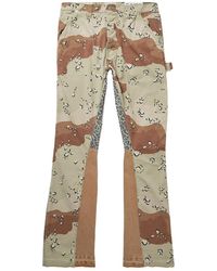 GALLERY DEPT. - Chocolate Chip La Flare Camouflage Trousers La 5365 Fchch" - Lyst