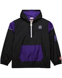 Mitchell & Ness - Team Og 3.0 Anorak Vintage Logo "Nba Kings" Jk8084 Skiblck" - Lyst