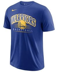 Nike - Nba Golden State Warriors Dri-Fit Essential T-Shirt "Rush" Aq6328 495" - Lyst
