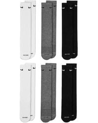 Nike - Everyday Plus Cushioned Training Crew Socks "Multi-Color (6 Pairs) Sx6897 965" - Lyst