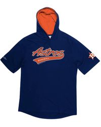 Mitchell & Ness - Mlb Short Sleeve Hoodie "Houston Astros" Hdssaj19007 Hasnavy" - Lyst