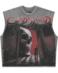 GODSPEED NEW YORK - Fate's Doorstep Sleeveless T-Shirt Wash" Gs614" - Lyst