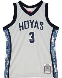 Mitchell & Ness - Ncaa Authentic Jersey Ncaa Georgetown 1995 Allen Iverson "Chrome" Ajy51169 Gtw95Aivchrm" - Lyst