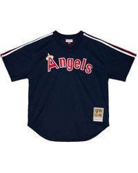 Mitchell & Ness - Authentic Bp Jersey "Mlb Angels 1984 Reggie Jackson" Abpj3015 Can84Rjknavy" - Lyst