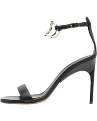 Off-White c/o Virgil Abloh - Paperclip Leather High Sandal Owih045S23Lea0011076" - Lyst